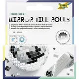 Folia Mirror Tile Rolls M 2 Rollen Spiegelmosaik selbstklebend 800 Steine 10 x 10 mm