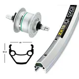 Winora V-Rad 26x1.75Nabend.DHC3003 si.Starr36L Exal ZX 19 silber.Niro-Spei.