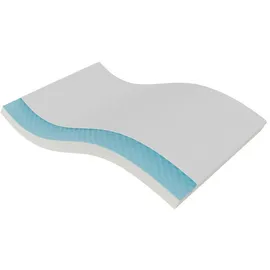 Juskys Nizza 180 x 200 cm mit Matratze grau