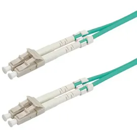 Value LWL-Kabel 50/125μm OM3, LC/LC, türkis, 0,5 m
