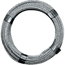 mm_unverified_brand Drahtseil D.5,0mm L.100m 6 x 12+1 FE Bruchkraft 9,19 kN Stahl,verz.
