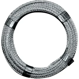 mm_unverified_brand Drahtseil D.5,0mm L.100m 6 x 12+1 FE Bruchkraft 9,19 kN Stahl,verz.