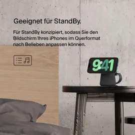 Belkin BoostCharge Pro Kabellose 2-in-1-Ladestation mit MagSafe (15 W), grau - Grau