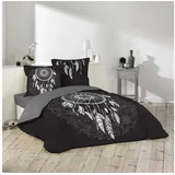 Dynamic24 Bettwäsche-Set in Schwarz | Gr.: onesize