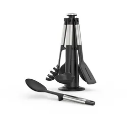 Joseph Küchenhelfer-Set Elevate 6tlg. Silikon Schwarz