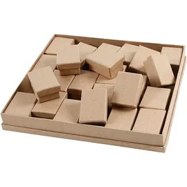 Creativ Company Schachteln, H 3,5 cm, Größe 5x7 cm, 24 Stück