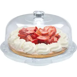 Excellent Houseware 6-in-1 Servierplatte | transparent