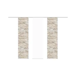 HOME Wohnideen Schiebevorhang   , beige , Maße (cm): B: 60 H: 245
