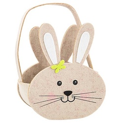 Filz-Körbchen "Hase", natur, 18 x 11 x 22 cm