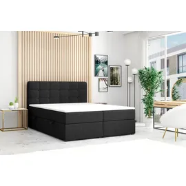 m-punkt Prag 180 x 200 cm Schwarz