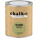 Kreidefarbe 0,75l Olive Branch Shaby Chic Möbel Holzlack Natur Vintage Möbellack