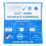 Alerion 10 Stück 13 cm x 14 cm Kalt Warm Kompresse Mehrfach Kompresse Kühlpad Wi