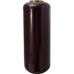 Bodenvase Art Deco Goldfarben/Beere