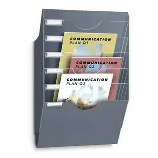 CEP Wandprospekthalter, 6 Fächer CepExpo 153 Grau