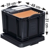 Really Useful Box Aufbewahrungsbox 35,0 l schwarz 48,0 x 39,0 x 31,0 cm