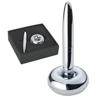 MacMa Chrom Kugelschreiber aus Metall/mit Ständer/verchromt
