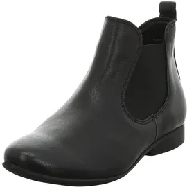 THINK! Damen GUAD_3-000414 nachhaltige, leder gefütterte Chelsea-Boots, 0000 SCHWARZ, 41 EU