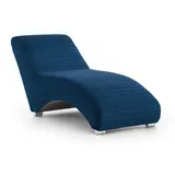 Fun Möbel Relaxliege 200 x 80 x 100 cm Blau