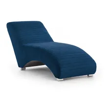 Fun Möbel Relaxliege 200 x 80 x 100 cm Blau