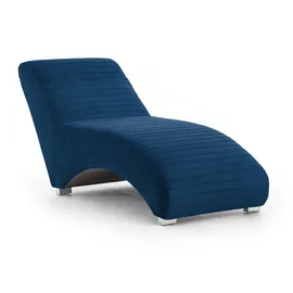 Fun Möbel Relaxliege 200 x 80 x 100 cm Blau