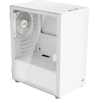AeroCool PC Gehäuse CS-111-G-WT-v1 Mini-Tower Weiß