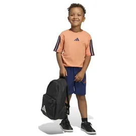 adidas Essentials Kids T-Shirt-Set Kinder - dusky orange/dark blu