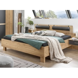 Wiemann Bett Pasadena 180 x 200 cm Holzoptik Eiche Bianco