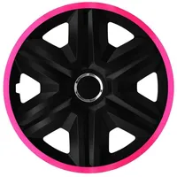 NRM Radkappe FAST LUX 16 Zoll in Pink, 16 in Zoll, (4-St) Radzierblenden für Stahlfelgen Radkappen Satz 4er Set 16" rosa