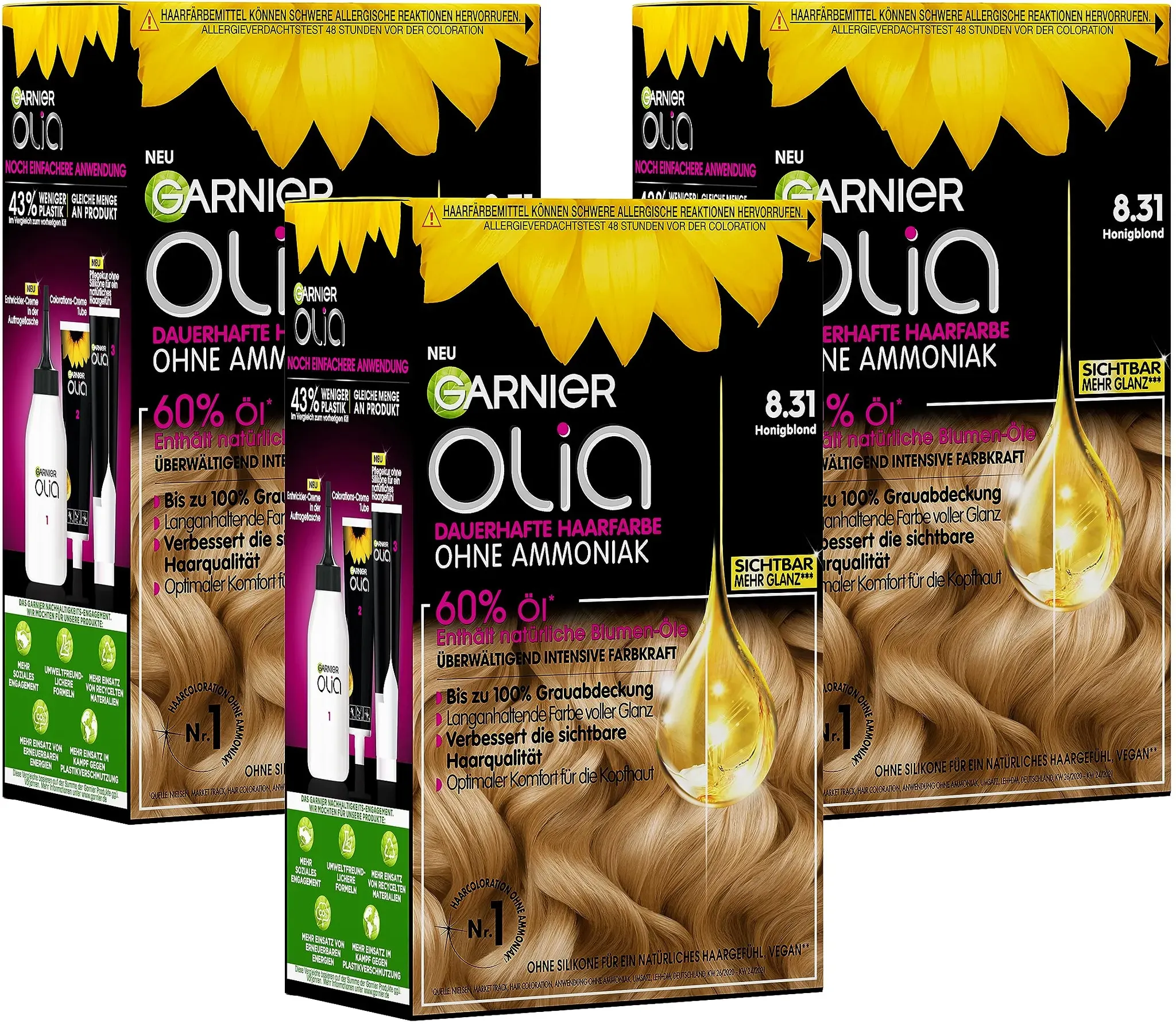 garnier olia 8.31 honigblond