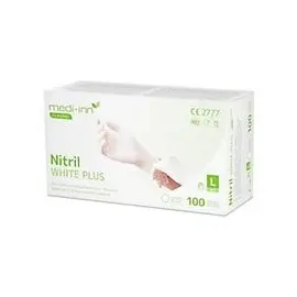 Papstar Medi-Inn Nitril White Plus Einmalhandschuhe weiß weiß