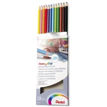 Pentel Aquarellstifte 1 Set 12 St. Mehrfarbig