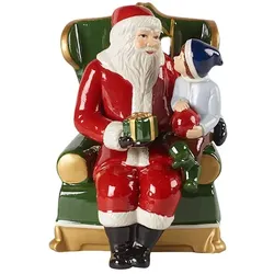 Villeroy & Boch Santa auf Sessel Christmas Toys Dekoration   