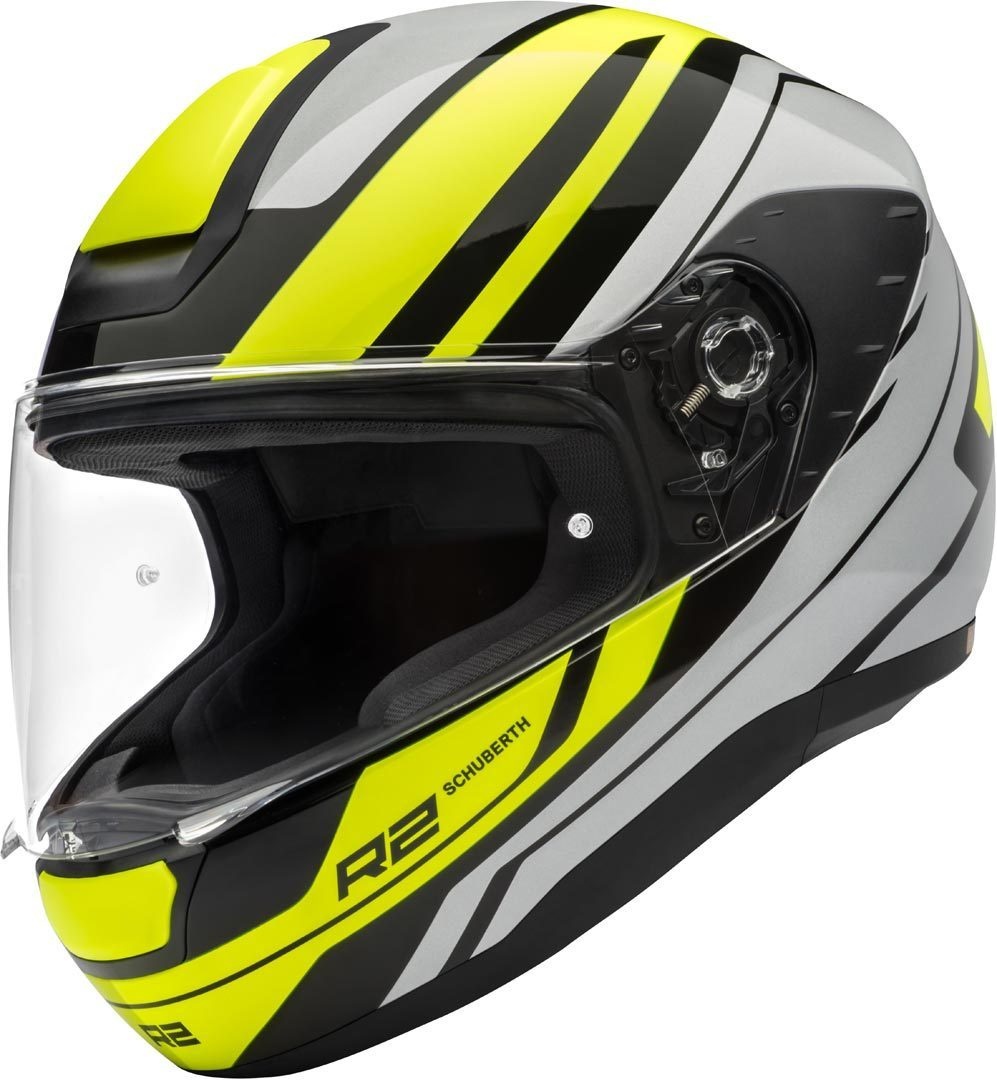 Schuberth R2 Enforcer Helm, grau-gelb, Größe XS