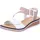 Rieker Keilsandalette Damen Weiß 41