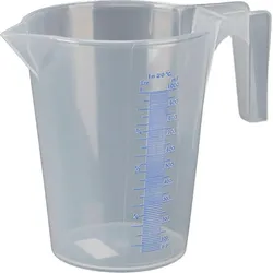 PRESSOL Messbecher Polypropylen 0,5l transparent