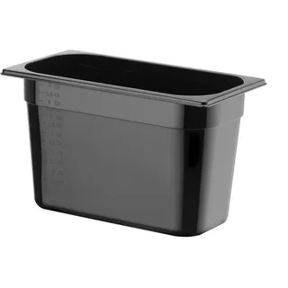 HENDI Gastronormbehälter, 1/3, Profi Line, GN 1/3, 7,8L, Schwarz,