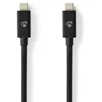 Nedis USB-C 1,0 m Schwarz