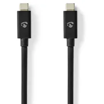 Nedis USB-C 1,0 m Schwarz