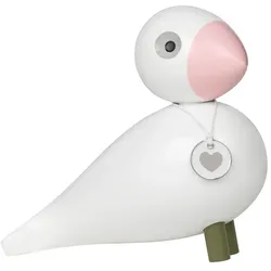 Kay Bojesen - Singvogel Love Charity, weiß / rosa