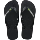 havaianas Brasil Logo (Mini Me) Unisex Kinder FlipFlop Black/Black 25 EU