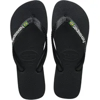 havaianas Brasil Logo (Mini Me) Unisex Kinder FlipFlop Black/Black 25 EU