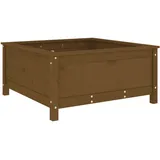 vidaXL Pflanzkübel 82,5 x 82,5 x 39 cm Honigbraun