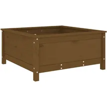 vidaXL Pflanzkübel 82,5 x 82,5 x 39 cm Honigbraun