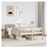 vidaXL Seniorenbett mit Kopfteil ohne Matratze 120x200 cm
