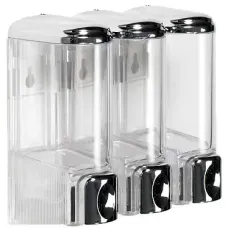 Seifenspender CBS Silver 200 Fassungsvermögen: 3 x 200 ml