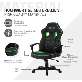 ML-Design Gaming Stuhl mit Wippfunktion,