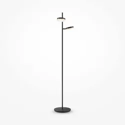 Stehlampe Standleuchte Wohnzimmerleuchte LED Spots verstellbar schwarz dimmbar