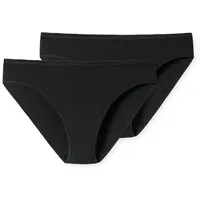 SCHIESSER Tai Slips 2er-Pack, Black, 36