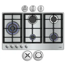 Phönix Germany PS-901LT Gaskochfeld 5 flammig Edelstahl