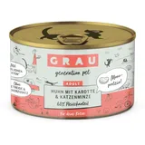 Grau Adult Getreidefrei x 200 g - Huhn mit Karotte & Katzenminze